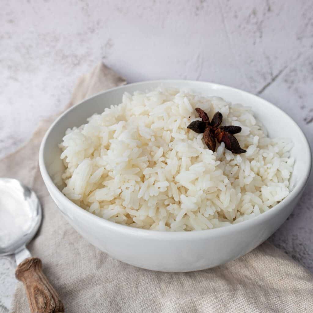 Easy steamed rice