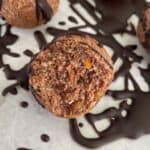 Healthy cacao orange truffles without bite