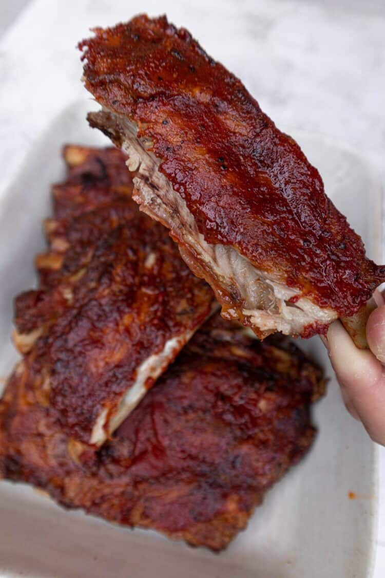Fall Off The Bone BBQ Pork Ribs (Melt In Your Mouth!)