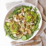 Green salad with chicken feature image
