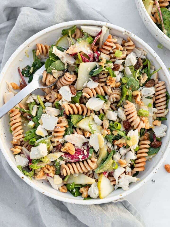 Protein packed pasta salad