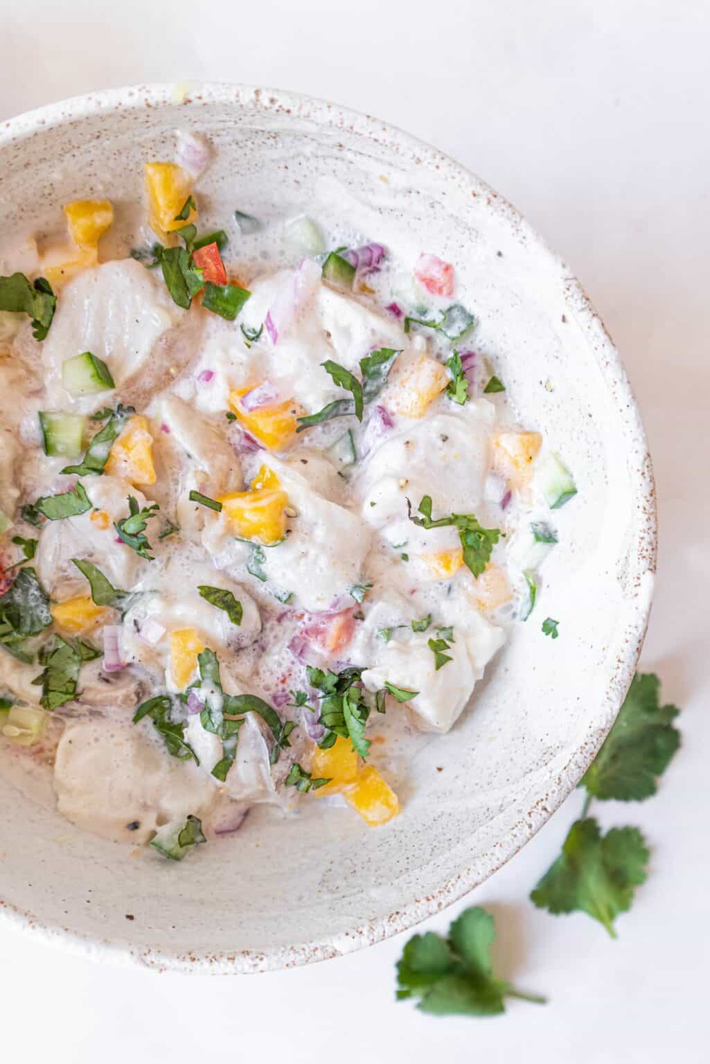 Tropical Coconut Milk Ceviche