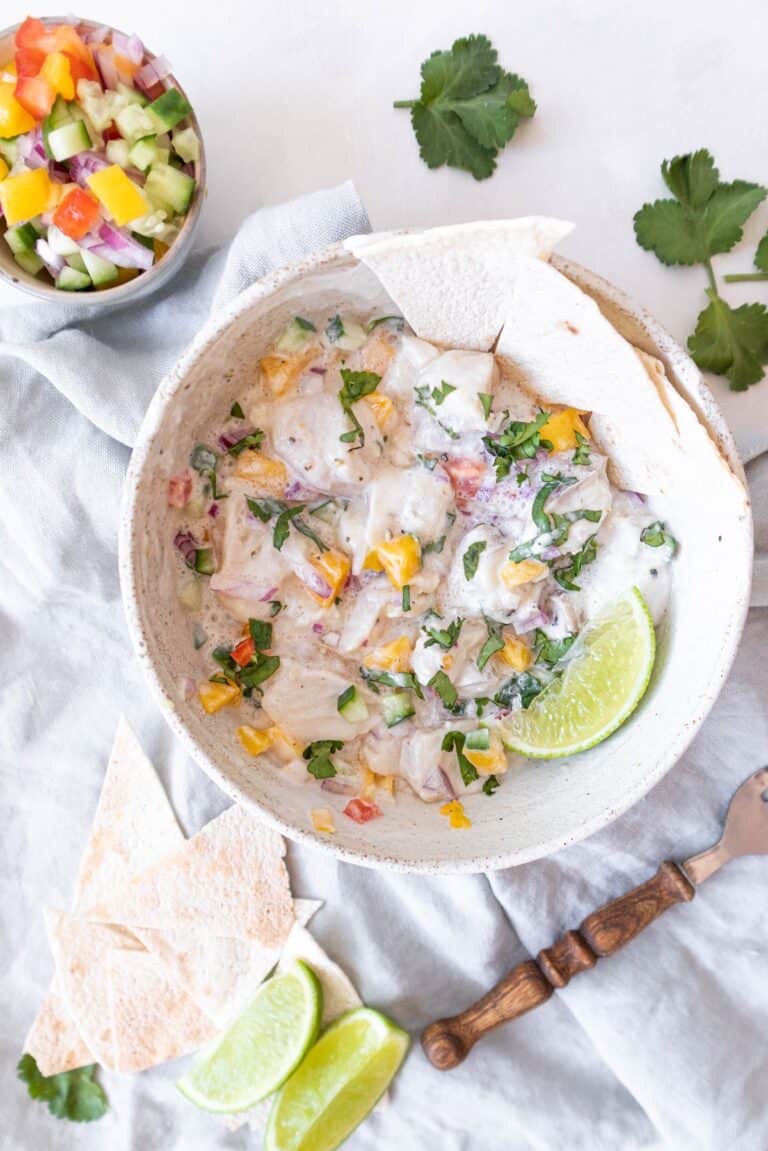 Tropical Coconut Milk Ceviche