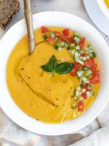 Mango gazpacho