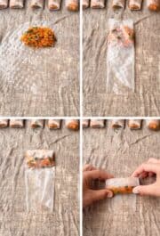 Easy Crispy Air Fryer Rice Paper Rolls With Prawns