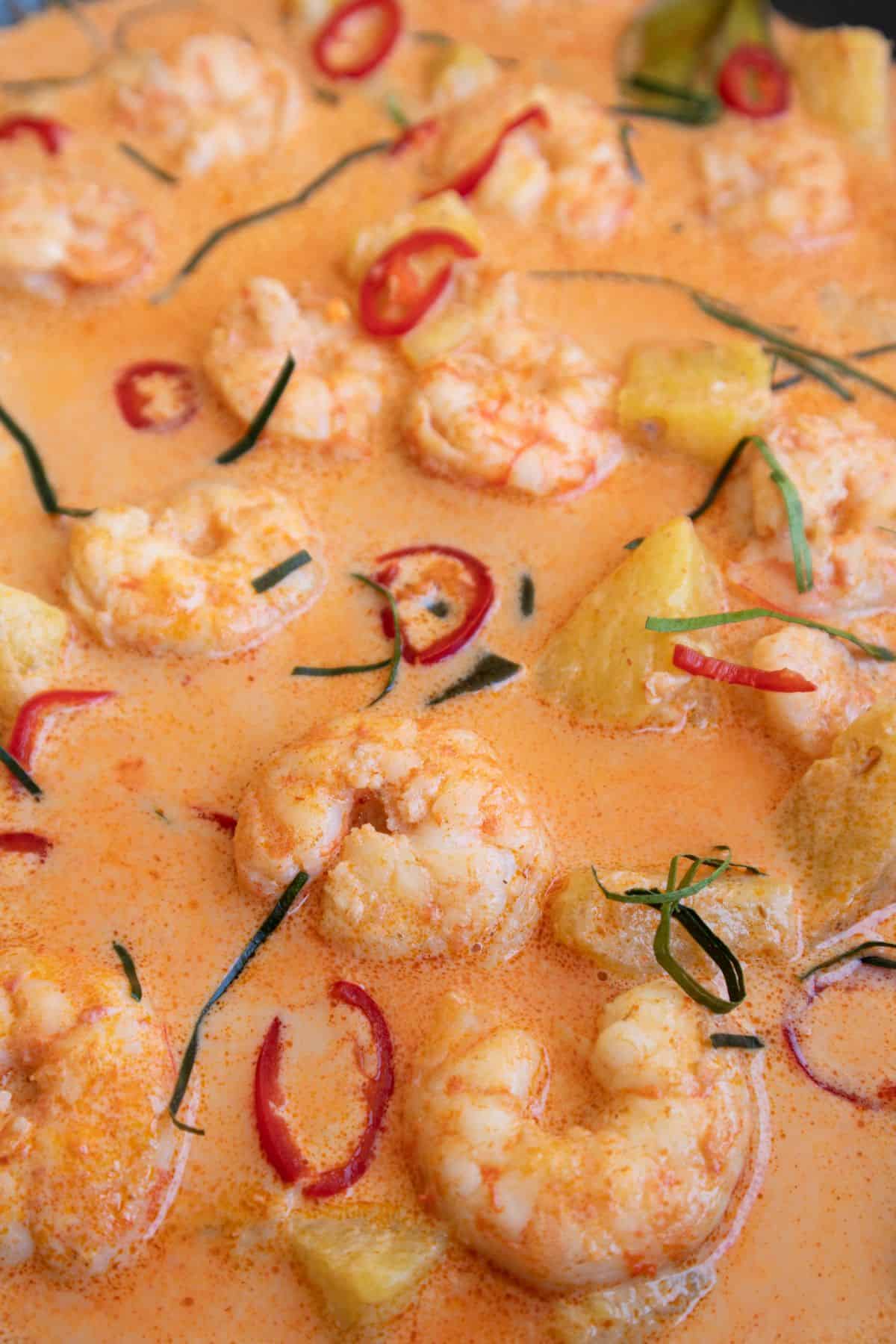 Creamy Thai Coconut Shrimp Recipe
