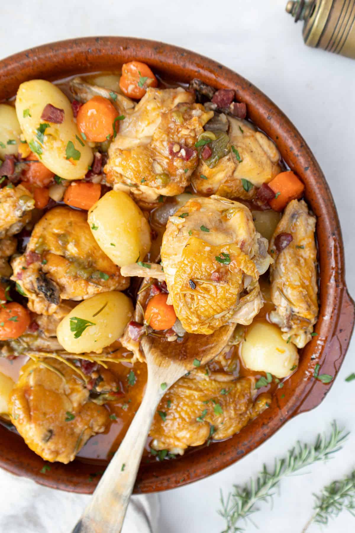 Spanish chicken stew recipe